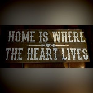 Like new wooden sign